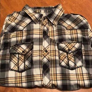 Buckle Black long sleeve shirt